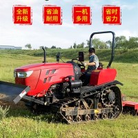 利兴果园开沟一体机履带式旋耕机大马力乘坐式微耕机回填机农用